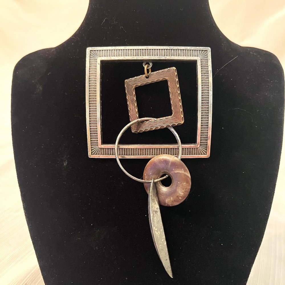 Large Modernist Kate Hines Brooch